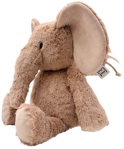Label Label cuddly toy elephant Elly nougat recycled plush 34 cm-2