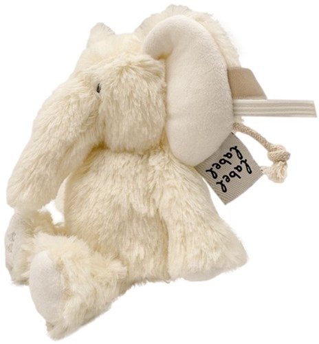 Label Label cuddly toy elephant Elly ivory 15 cm sustainable plush-2