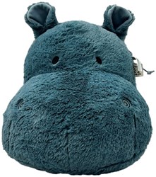 Label Label wall decoration hippo Harvey blue 3D effect kids room