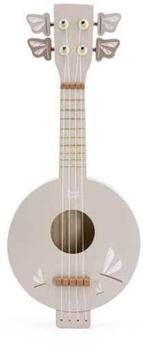 Label Label wooden banjo - musical toy for children - nougat