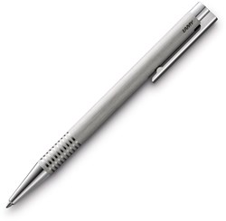 Lamy ballpoint pen black stainless steel - stylish pen for adults