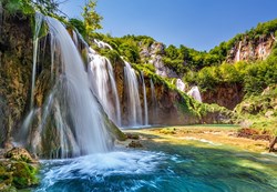 Castorland puzzle Land of the Falling Lakes - 1000 pieces nature