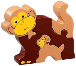 Lanka Kade Baby Puzzle - Monkey with Young (4)