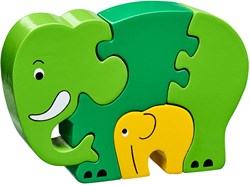 Lanka Kade wooden puzzle - educational toy elephant baby