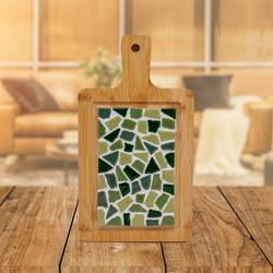 Little Creations DIY mosaic serving board green - creative craft kit