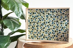 Little Creations mosaic tray DIY kit green - creative crafting set