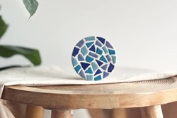Little Creations mosaic DIY set coasters blue 4 pieces creative kit