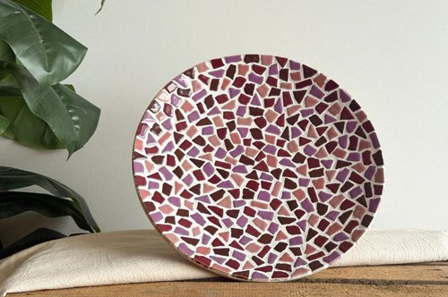 Little Creations mosaic bowl DIY set old pink creative craft kit