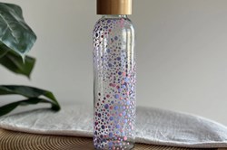 Little Creations DIY water bottle pink and lilac - creative set for adults