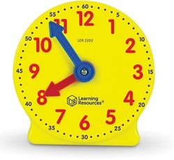Learning Resources analogue clock - educational toy for learning to tell time