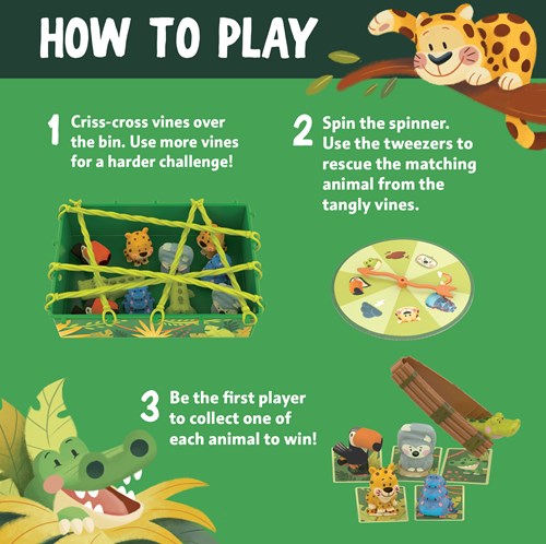 Learning Resources educational game Jungle Rescue Game cardboard-2