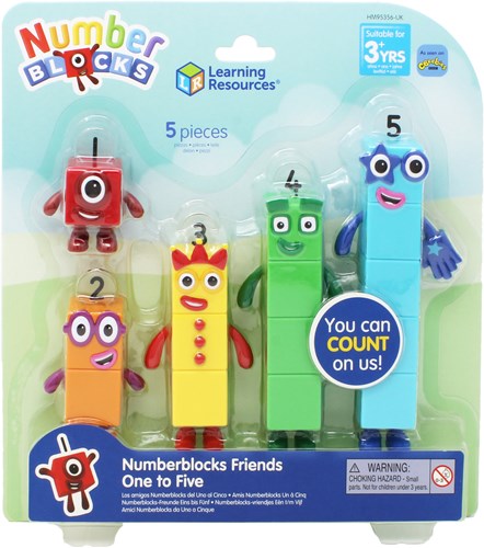 Learning Resources Numberblocks - Educational toy set with 5 figures