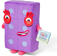 Learning Resources plush toy Numberblocks Numberblock Six educational-2