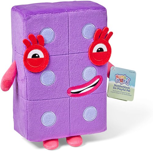 Learning Resources plush toy Numberblocks Numberblock Six educational