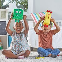 Learning Resources plush Numberblocks Three and Four - educational toy-2