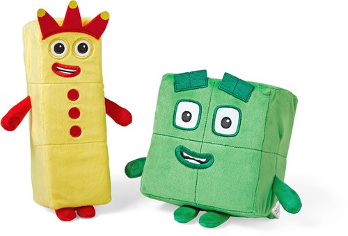 Learning Resources plush Numberblocks Three and Four - educational toy