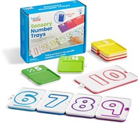Learning Resources sensory number trays for educational play fun