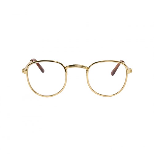 Heless doll accessory reading glasses gold-colored toy glasses