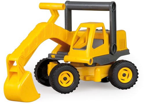 Lena excavator - Eco toy construction vehicle 35 cm yellow - sustainable-2