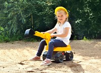Lena GIGA TRUCKS Excavator PRO ride-on 68cm toy vehicle-2