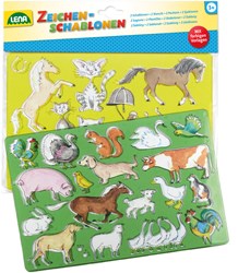 Lena Drawing Stencils Horses and Cats
