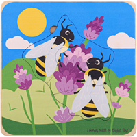 Bigjigs Lifecycle Layer Puzzle Honeybee