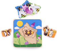 Bigjigs Lifecycle Layer Puzzle Honeybee-2