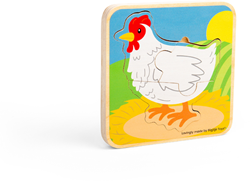 Bigjigs Lifecycle Puzzle Chicken
