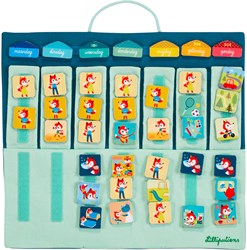 Lilliputiens Weekly Planner - Educational Toy for Kids