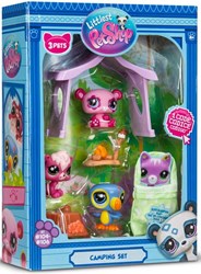 Bandai playset Littlest Pet Shop Camping Adventure animal figures and accessories