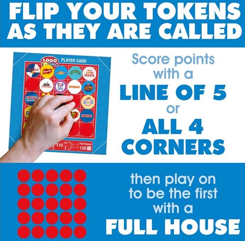 Tomy Logo Bingo game - educational family board game for kids-3