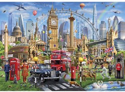 Gibsons jigsaw puzzle London Calling - 1000 pieces of puzzle fun