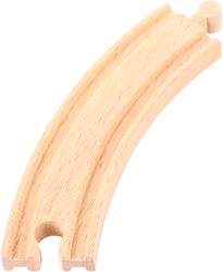 BigJigs wooden railway long curves - 12 pieces - expansion set