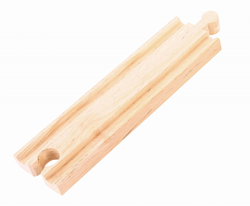 BigJigs wooden train track medium straight rails set - toy