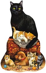 SunsOut puzzle Family Ottoman - 1000 pieces - Lori Schory art