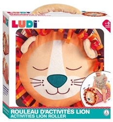 Ludi baby toy activity roll lion inflatable sensory