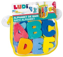 Ludi bath toy alphabet set - colorful foam letters for the bath