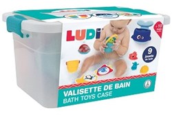 Ludi bath toy storage case - colourful water play set for kids