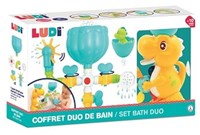 Ludi bath toy dino water circuit - educational bath toy for babies