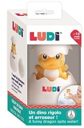 Ludi bath toy dino egg for babies - interactive water toy