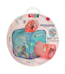 Ludi pop-up playhouse Explorer cube for kids - adventurous toy
