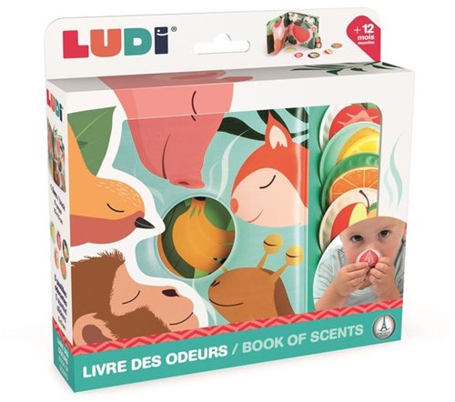 Ludi scented book fruit sensory toy interactive baby book