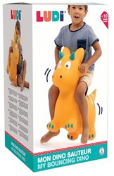 Ludi bouncing dinosaur toy for indoor and outdoor play - motor skills