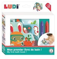 Ludi bath book coloring book for bath time with pencils water fun