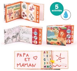 Ludi magic educational coloring book jungle water color for children
