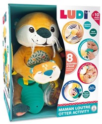Ludi cuddly otter interactive sensory baby toy 10m+