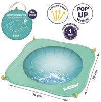 Ludi kids pool pop-up beach bath for baby outdoor fun