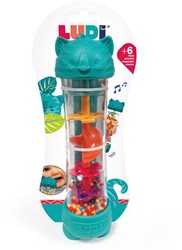 Ludi rain stick tiger sensory baby toy colorful 20cm