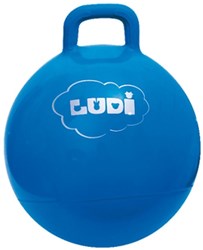 Ludi hopper ball blue 45cm - bouncing toy ball for kids