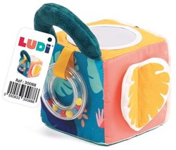 Ludi fabric cube sensory baby toy jungle activities
